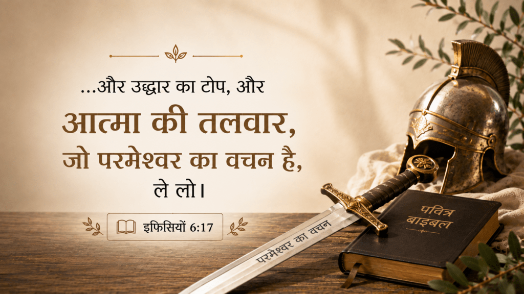 इफिसियों 6:17 आत्मा की तलवार