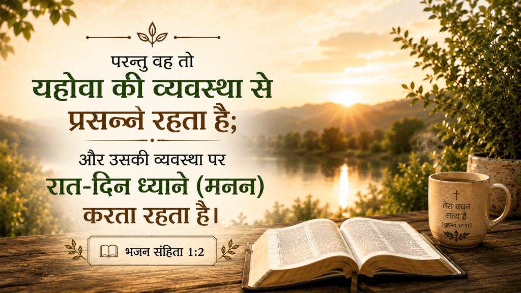 Day 21 निरंतर मनन भजन संहिता 1:2 Constant Meditation Psalm 1:2