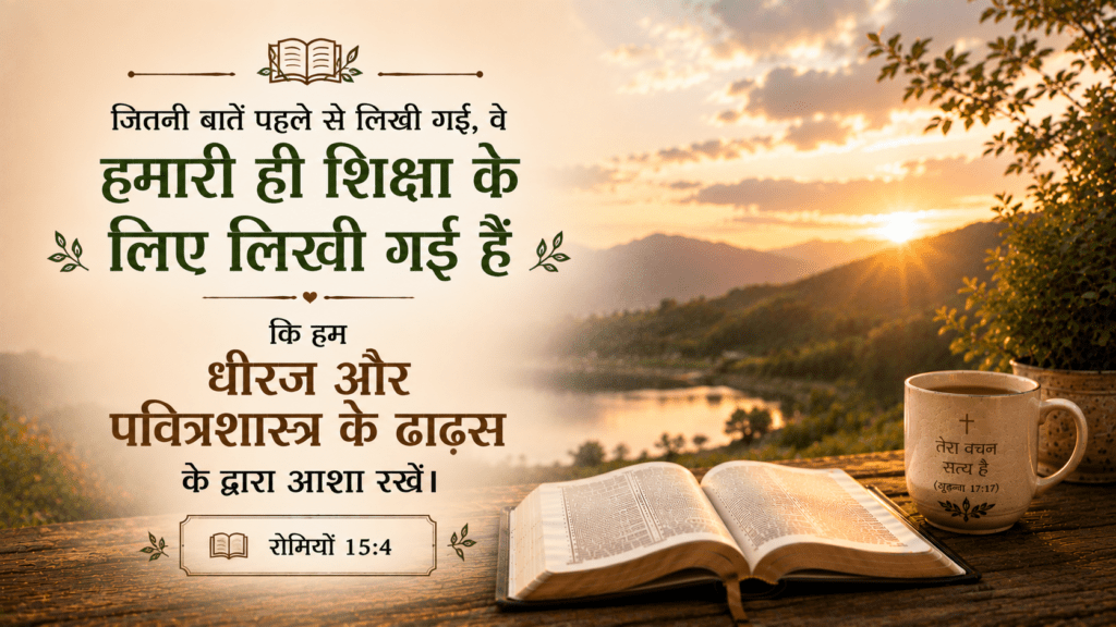Day 27भविष्य की आशा रोमियों 15:4 Hope for the Future Romans 15:4