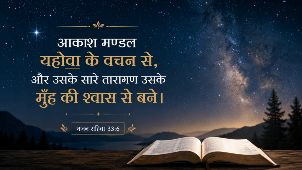 भजन संहिता 33:6 सृजनात्मक सामर्थ्य
