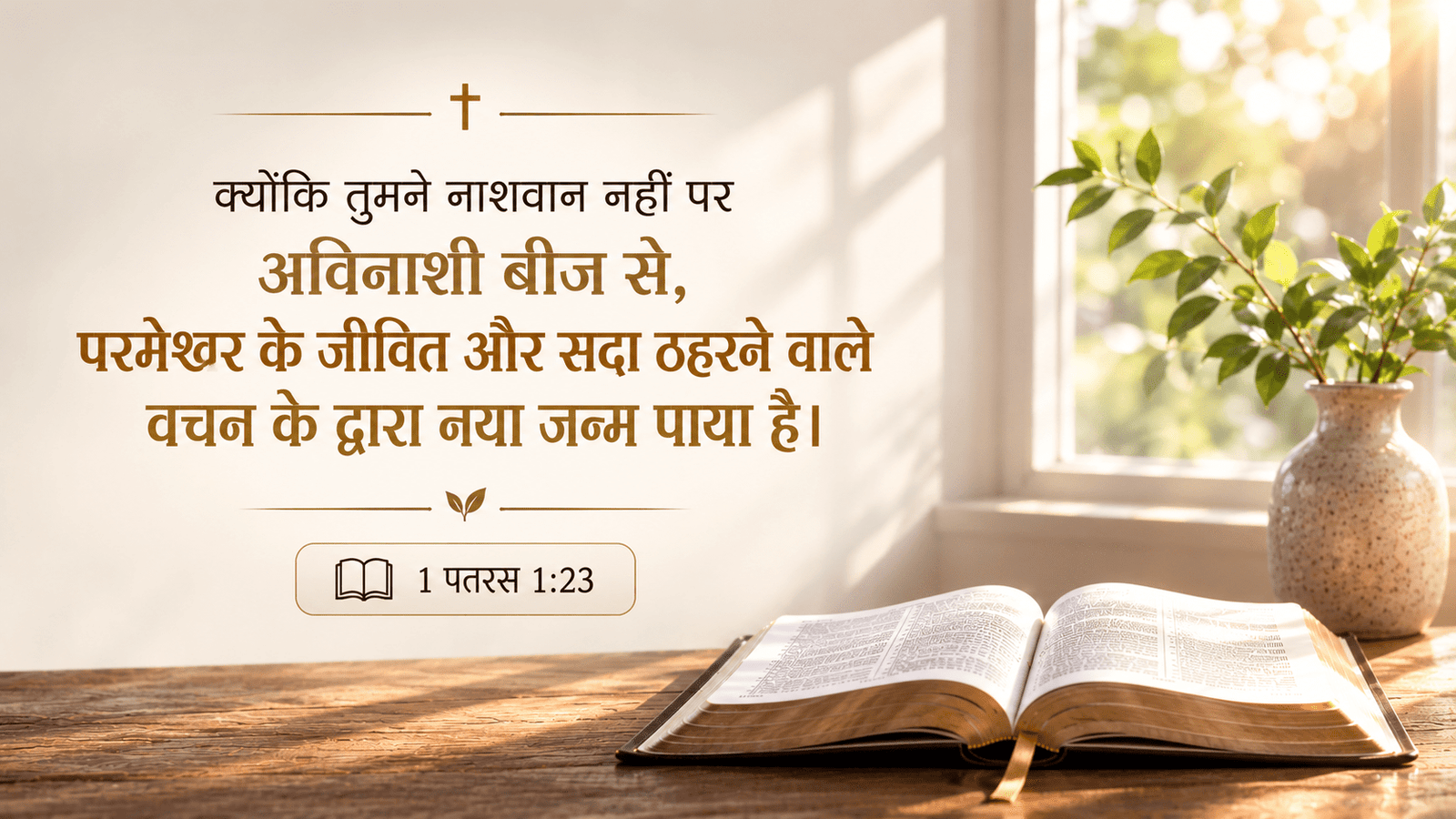 Born Again1 Peter 1:23नया जन्म