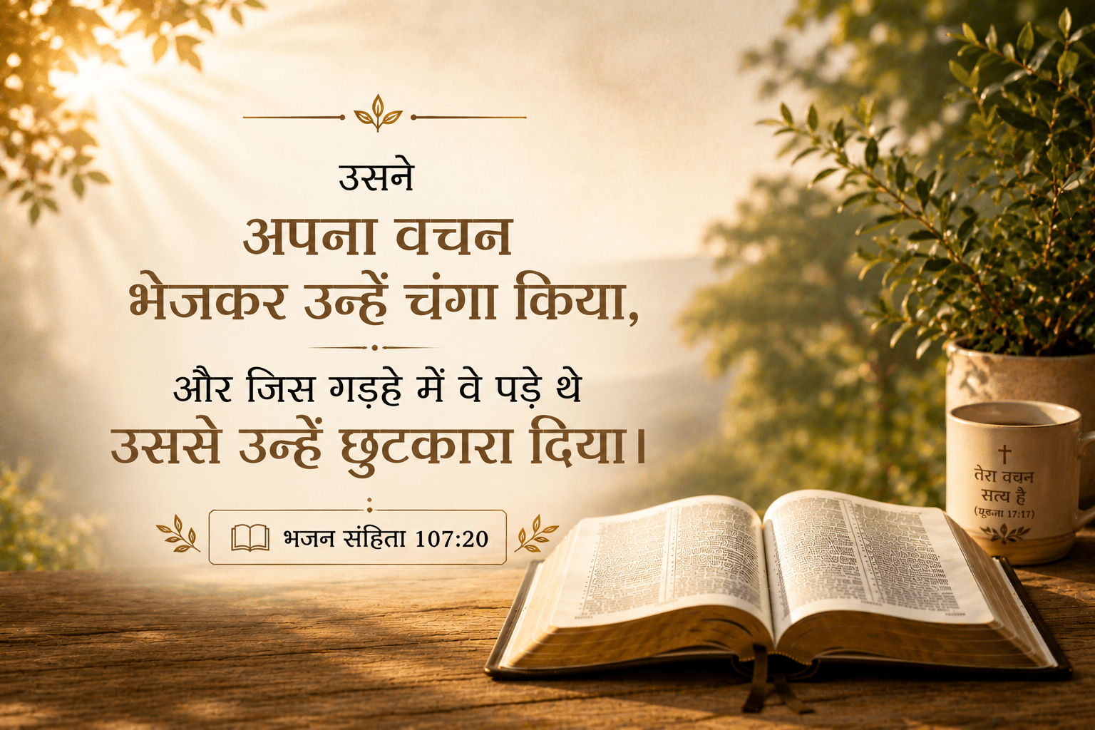 Psalm 107:20 Healing and Deliverance a