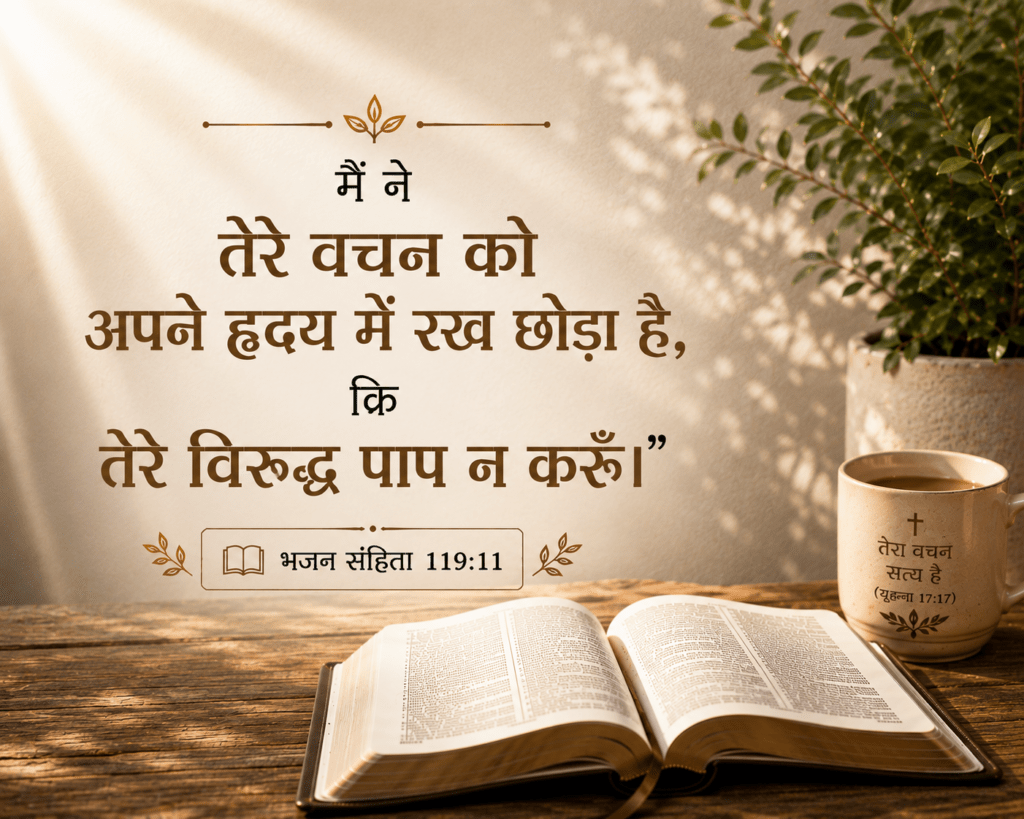 हृदय में संचय भजन संहिता 119:11 Storing the Word in the Heart Psalm 119:11