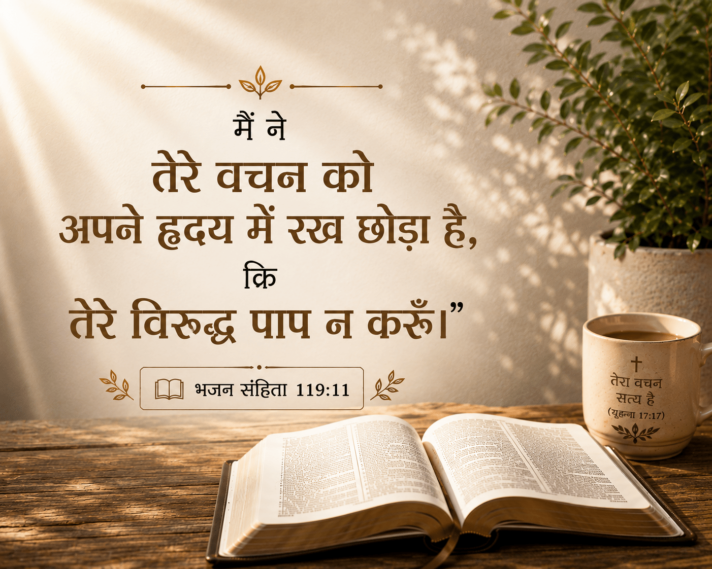 हृदय में संचय भजन संहिता 119:11 Storing the Word in the Heart Psalm 119:11