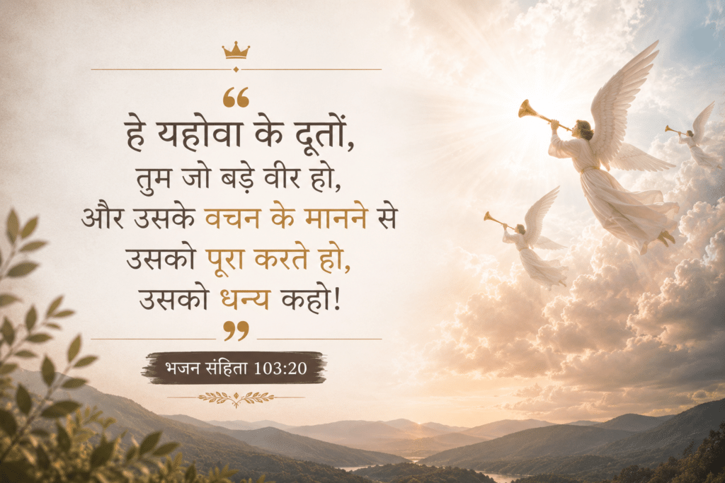 दिन 2: स्वर्गदूतों की सृष्टि और सामर्थ्य (भजन संहिता 103:20) | Daily Devotional Hindi