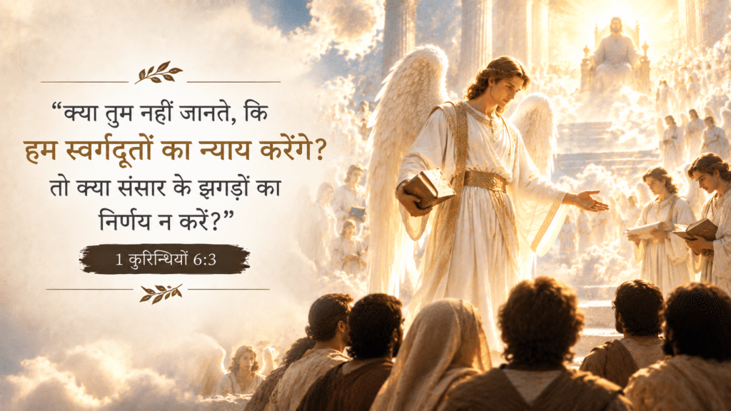 1 कुरिन्थियों 6:3, स्वर्गदूतों का न्याय, Christian Authority in Hindi, Believers Judge Angels, 1 Corinthians 6:3 Hindi, दिन 20 देवोशनल हिन्दी
