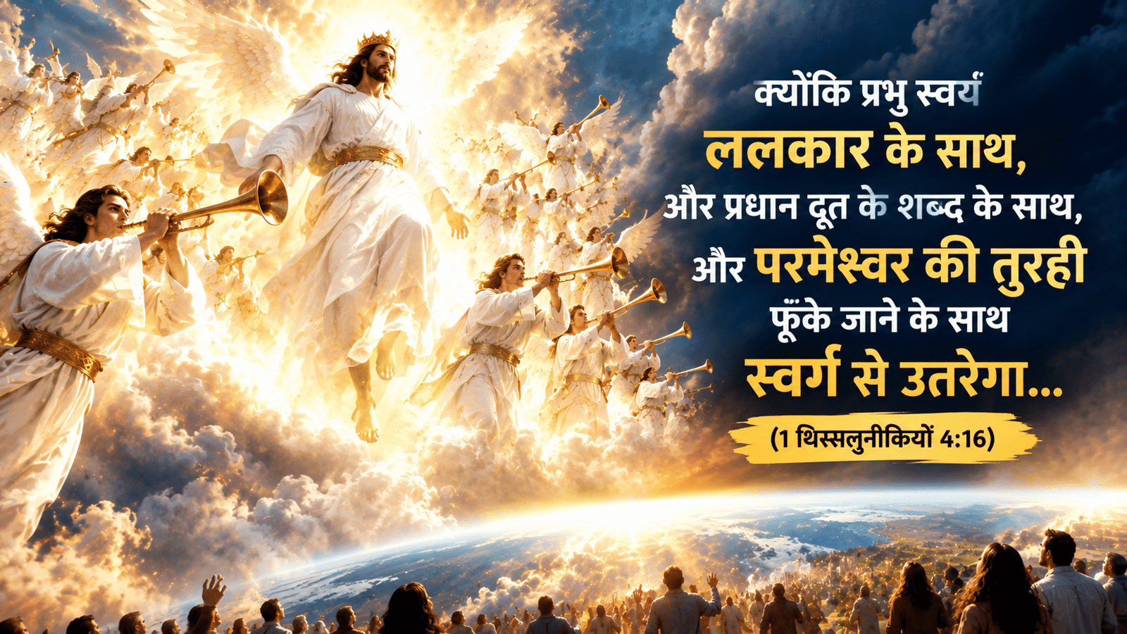 1 Thessalonians 4:16 (The Archangel's Call and Trumpet)