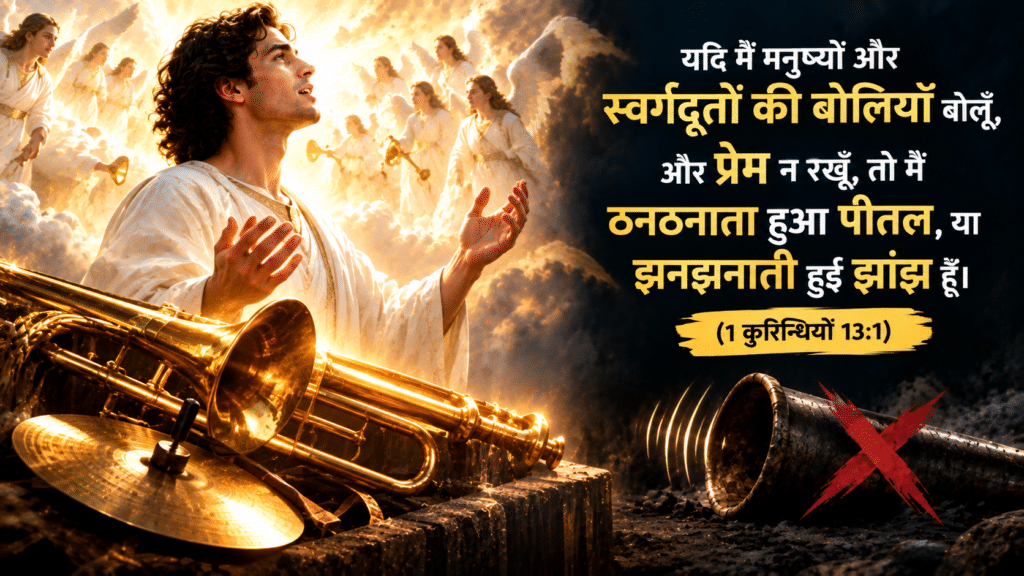 दिन 28: स्वर्गदूतों की भाषा – प्रेम के बिना सब व्यर्थ है 1 Corinthians 13:1 (The Language of Angels)