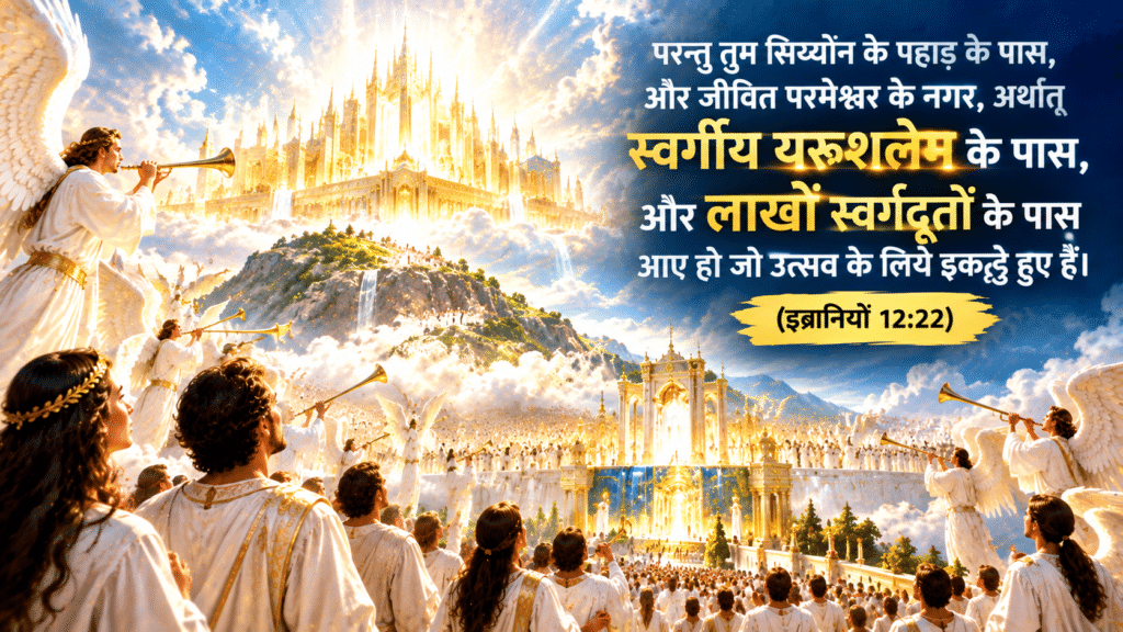 दिन 30: निष्कर्ष – स्वर्गदूतों की संगति में भविष्य Hebrews 12:22-24 (Future with Angels)