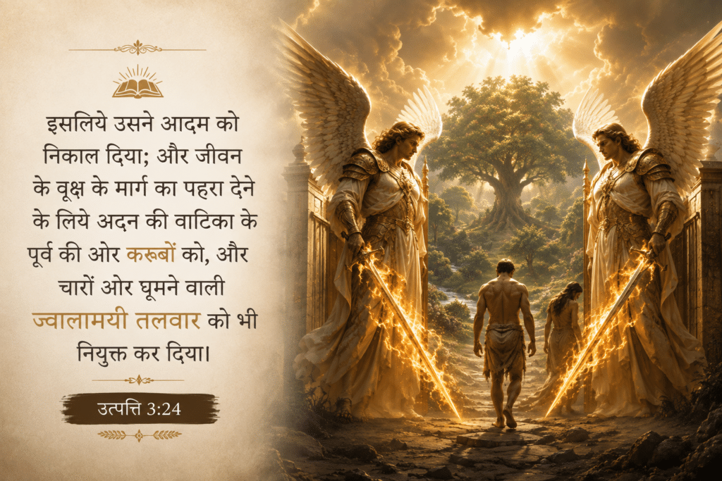 करूब स्वर्गदूत, Cherubim in Hindi, उत्पत्ति 3:24, वाचा का सन्दूक, Cherubim Angels Hindi, दिन 7 देवोशनल हिन्दी